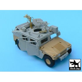 Black Dog IDF Uparmored Humvee conversion set for Tamiya kit, 50+ resin parts &amp PE parts