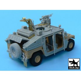Black Dog IDF Uparmored Humvee conversion set for Tamiya kit, 50+ resin parts &amp PE parts