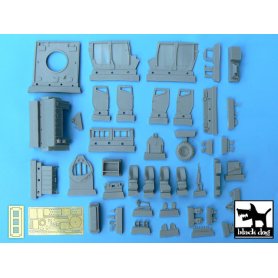 Black Dog IDF Uparmored Humvee conversion set for Tamiya kit, 50+ resin parts &amp PE parts