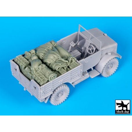 Black Dog Bedford MWD accessories set for Airfix