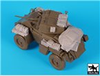 Black Dog 1:48 Set of accessories for 7TON ARMORED CAR Mk.IV