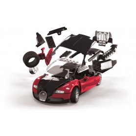 Airfix QUICKBUILD Bugatti Veyron Black/Red