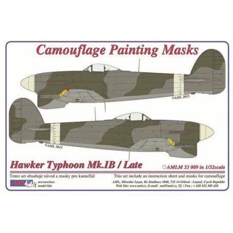 AML M33009 Maska Hawker Typhoon Mk.Ib 1/32