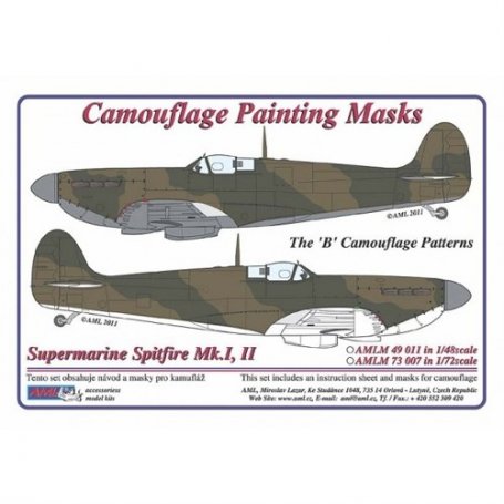 AML M49011 Maska Spitfire Mk.I, II 1/48