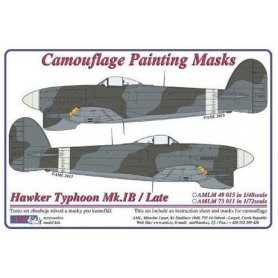 AML 1:48 Maski do Hawker Typhoon Mk.Ib późna wersja