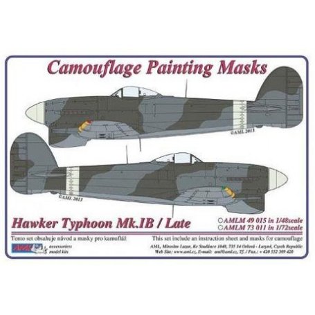 AML M49015 Maska Hawker Typhoon Mk.Ib / Late 1/48