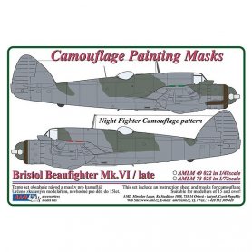 AML M49022 Maska Bristol Beaufighter Mk.VI 1/48