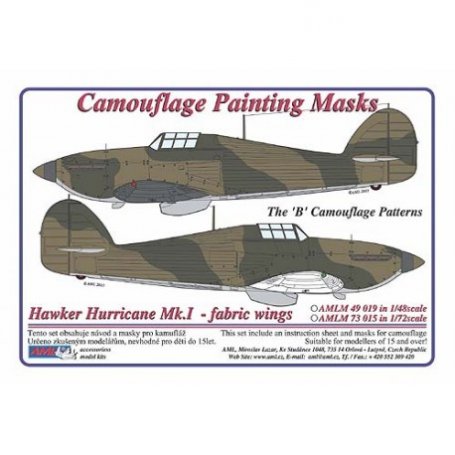 AML M49019 Maska Hawker Hurricane Mk.I 1/48