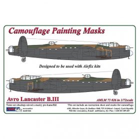 AML M73026 Maska Avro Lancaster B.III 1/72