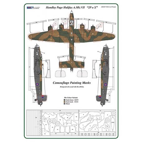 AML 1 72 Camouflage for Handley Page Halifax Mk.VI AML 1 72