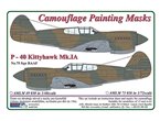 AML 1:72 Kamuflaż RAAF do Curtiss P-40 Kittyhawk Mk.Ia