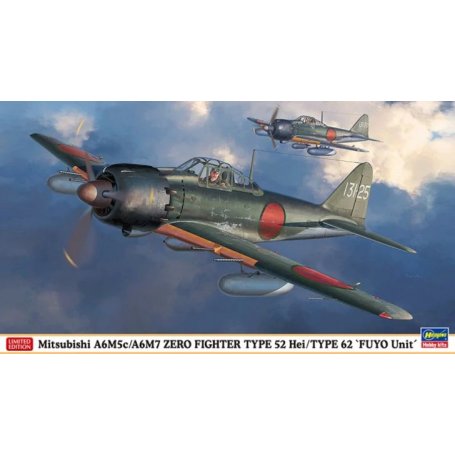 Hasegawa 07448 1/48 A6M5c/A6M7 Zero Type 52