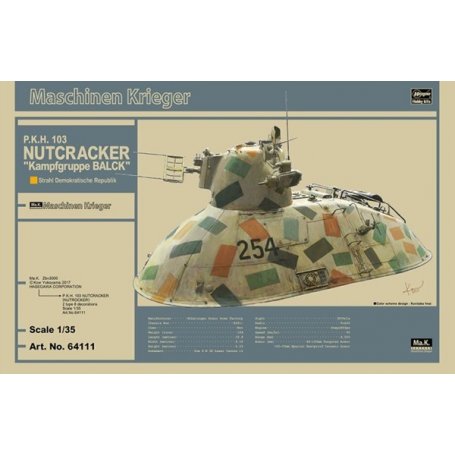 Hasegawa 64111 1/35 P.K.H. 103 Nutcraker