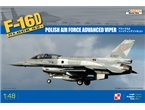 Kinetic 1:48 F-16D Block 52 / POLSKIE SIŁY POWIETRZE / ADVANCED VIPER