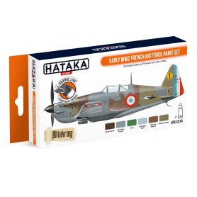 Hataka CS016 ORANGE-LINE Zestaw farb WWII FRENCH AIR FORCE