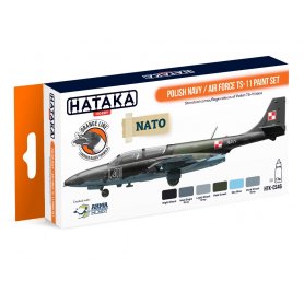 Hataka CS046 ORANGE-LINE Zestaw farb POLISH NAVY / POLISH AIR FORCE TS-11