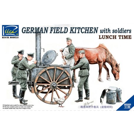 Riich RV35045 German field kitchen w/soldiers