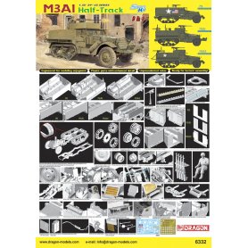 Dragon 1:35 Pojazd półgąsienicowy M3A1