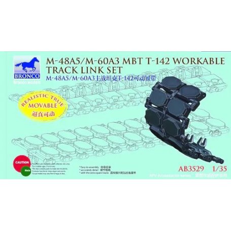 Bronco Ab3529 M-60A3 Workable Track