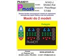 Pmask 1:144 Maski do N1K2-J Shinden-Kai dla Platz / Bego