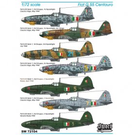 Sword 72104 Fiat G.55 Centauro ( 2 in1 ) 1/72