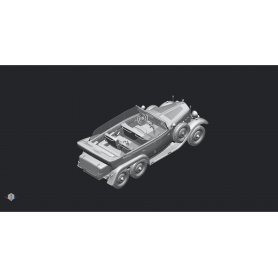 ICM 1:24 Typ G4 1935 production German Personnel Car
