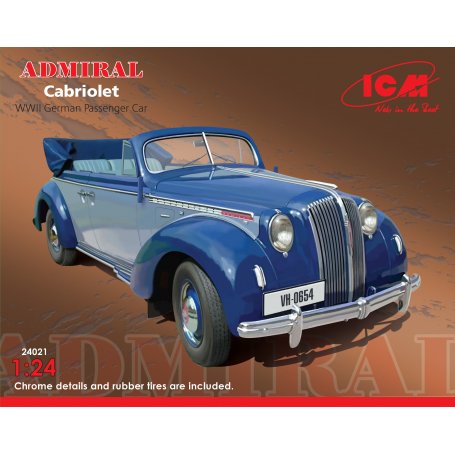 ICM 1:24 Admiral Cabriolet