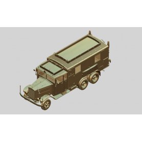 ICM 1:35 35462 Krupp L3H163 Kfz.72 WWII German Radio Communication Truck