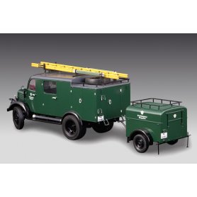 ICM 1:35 35526 L1500S LLG WWII GERMAN LIGHT FIRE TRUCK
