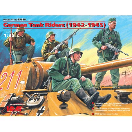 ICM 1:35 Germantank riders 1942-45