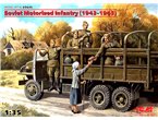 ICM 1:35 SOVIET MOTORIZED INFANTRY / 1943-1945 | 5 figurek |