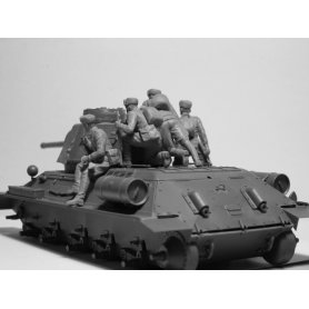 ICM 1:35 Soviet tank riders 1943-45 4 figures