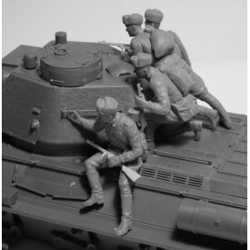 ICM 1:35 Soviet tank riders 1943-45 4 figures