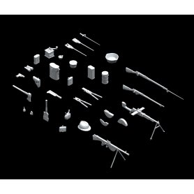 ICM 1:35 35681 WWI FRENCH INFANTRY WEAPON AND EQUIPMENT