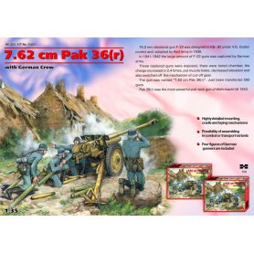 ICM 1:35 35801 7,62cm PAK 36 (R) WITH GERMAN CREW