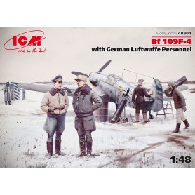 ICM 1:48 48804 Bf 109F-4 with German Luftwaffe Personnel