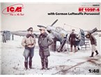 ICM 1:48 Messerschmitt Bf-109 F-4 w/Luftwaffe personnel