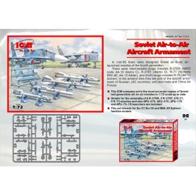 ICM 1:72 Soviet Air-to-Air Aircraft Armament