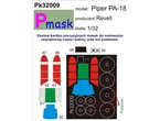 Pmask 1:32 Maski do Piper PA-18 dla Revell