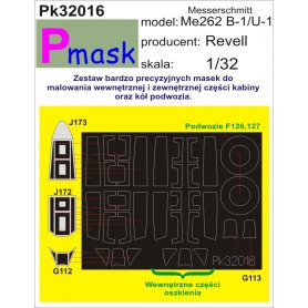 Pmask Pk32016 Messerschmitt Me262 - Revell 