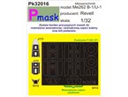 Pmask 1:32 Masks for Messerschmitt Me-262 / Revell 