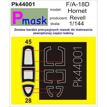 PMASK Pk44001 F/A-18D - Revell 1:144