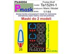 Pmask 1:144 Masks for Focke Wulf Ta-152H / Mark.I 