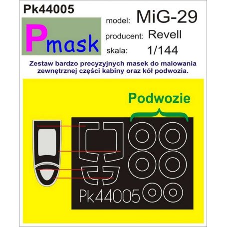 Pmask Pk44005 Mig-29 - Revell