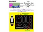 Pmask 1:48 Maski do F-80A dla Hobby Boss