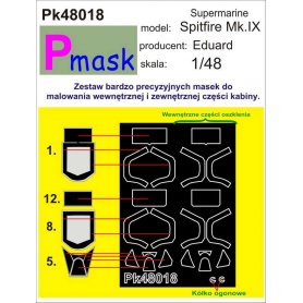 PMASK Pk48018 SPITFIRE MK.IX-EDUARD