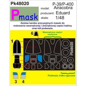PMASK Pk48020 P-39 AIRACOBRA EDUARD