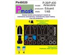 Pmask 1:48 Masks for Bell P-39 Airacobra / Eduard 