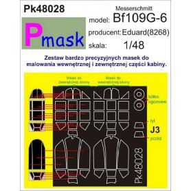 PMASK Pk48028 BF-109G - EDUARD