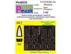 Pmask 1:48 Masks for North American P-51D / K Mk.IVa Mustang / Italeri / Hasegawa 